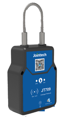Bluetooth LoRa GPS Tracking Padlock Valve Lock 4500mAh Industrial Plastic