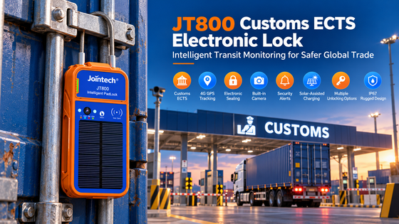 JT800 Customs ECTS Electronic Lock for Intelligent Transit Cargo Monitoring