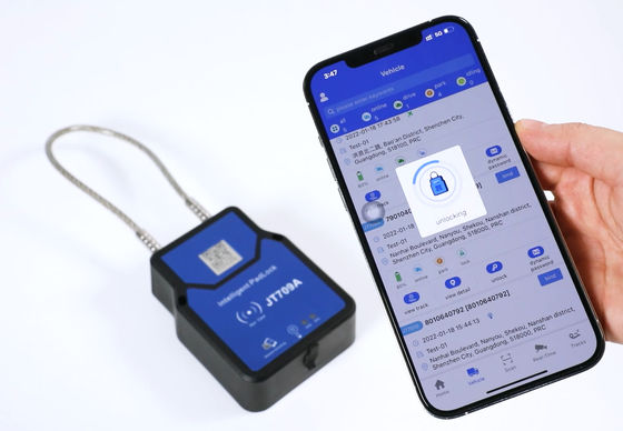 کامیون کانتینری Jointech JT709A ردیابی موقعیت مکانی واقعی قفل هوشمند GPS