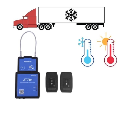 Reefer Container Truck GPS Track Lock Chain تامین مانیتورینگ دما زنگ هشدار تغییر