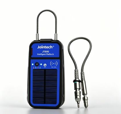 JT 800 قفل هوشمند الکترونیک با هوش مصنوعی ردیابی در زمان واقعی کنترل از راه دور ضد آب GPS ردیابی قفل