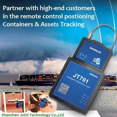 قفل مهر و موم الکترونیکی هوشمند GPS برای مدیریت ایمن زنجیره تامین و حمل و نقل Jointech JT701